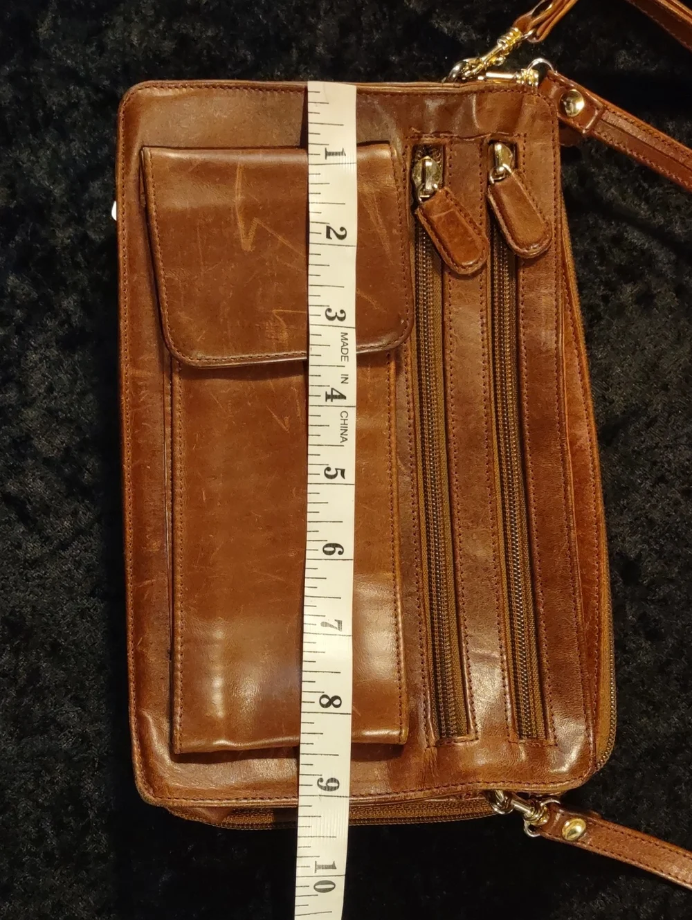 Vintage leather handbag by Exeter LTD